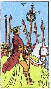 "six of wands" 